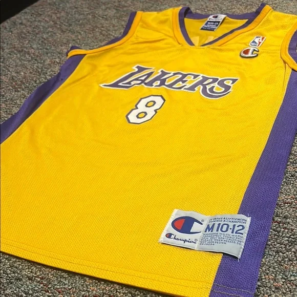 Youth Hall of Fame Kobe Bryant #8 LA Lakers Jersey - Picture 2 of 5